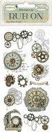 Rub-On 4x8.5" Voyages Fantastiques Gears & Cogs