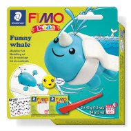 Fimo Set Kids Funny Whale^