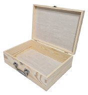 Wooden Box A4 With Metal Clasps